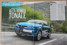 Original 2022 Autocar magazine article: ALFA ROMEO TONALE