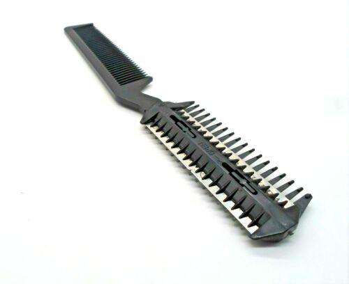 1 X Hair Razor Comb Hair Cutting Thinning DIY Trimmer with Blades Double Sides - Picture 1 of 6