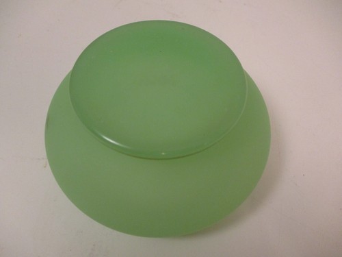 Antique Perfume Scent Vanity Bottle Jadeite Green Opaline Uranium Glass Gold - Picture 9 of 12