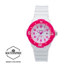 Casio Standard Analog White Resin Band Watch LRW200H-4B LRW-200H-4B