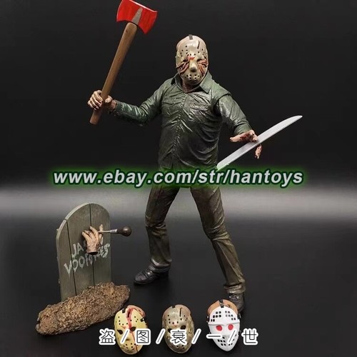 Jason Voorhees N.ECA Friday The 13th Ultimate Part 5 Modellino 7" Giocattoli Nobox - Foto 1 di 10