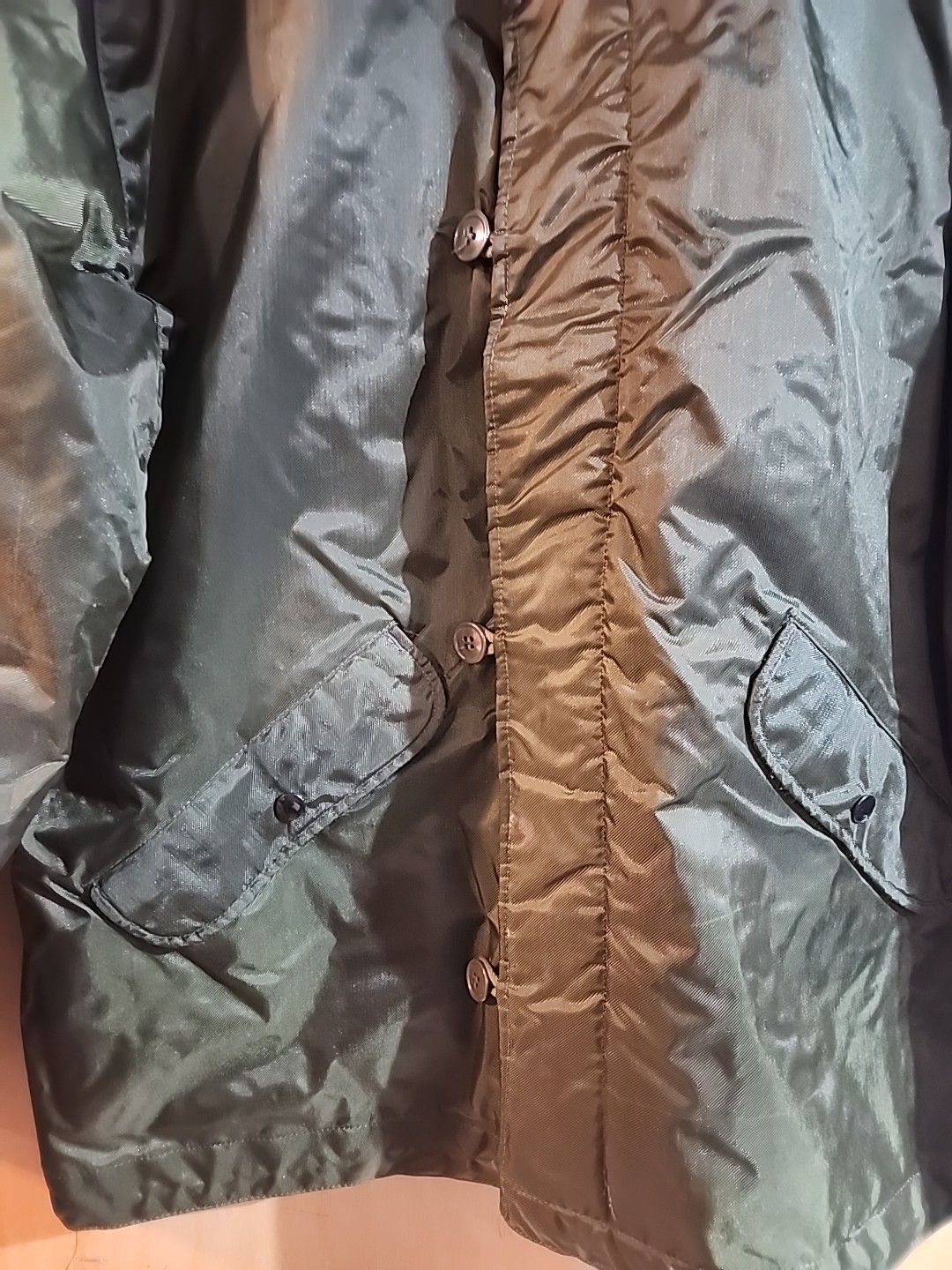 Vintage US Military Jacket Large Extreme Cold Weather Impermeable Heavy Duty