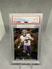 2023 Jordan Addison RC Black Disco 1/1 GEM MT 10