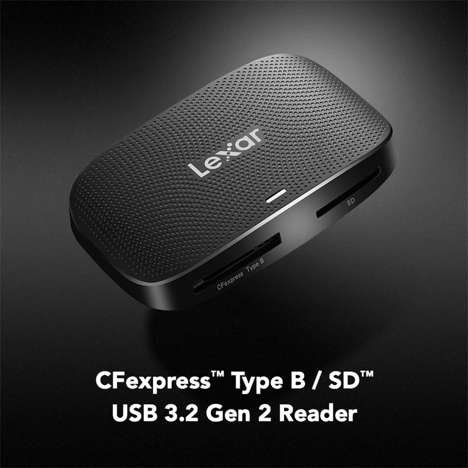 Lector Lexar Professional CFexpress Tipo B / SD USB 3.2 Gen 2, Velocidades de Transferencia Foto 2 de 4