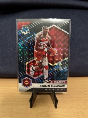 2020-21 Panini Mosaic - All-Time Greats Hakeem Olajuwon #284 Genesis Prizm