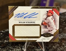2025 Topps Tier One NOLAN SCHANUEL #/199 JUMBO RELIC AUTO Angels