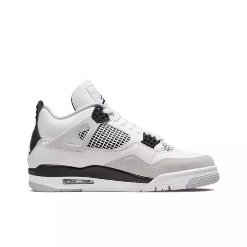 Gift Air Jordan Retro 4 Mid Military Black White Size UK 3-10 xmas Hot👟 - Picture 9 of 35
