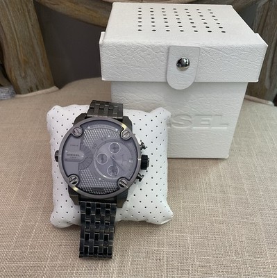 DIESEL DZ7263 Little Daddy Chronograph Quartz Mens Watch Gunmetal