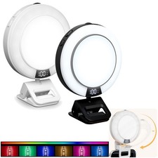 LED Stand Phone Selfie Light Mobile Fill Light Folding for Video Recording Clamp