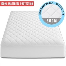 Extra tiefer gesteppter Matratzenschoner ANTI BETTWANZENSCHUTZ Spannbettbezug