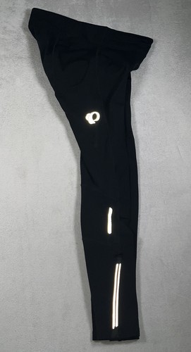 Pearl Izumi Thermal Cycling Pants Women XL Black Zip Ankles Reflective Padded