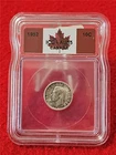 1952 Canada King George VI ICG - AU55 SILVER 10 CENTS                     #T2537