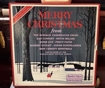 Readers Digest Collectors Edition~~~Merry Christmas~~~4 LP's Box Set  1969