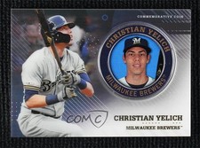 2020 Topps Topps Player Medallions Christian Yelich #TPM-CY 0b5