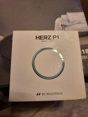 #ad #ad Herz P1 Smart Ring with Charging Case Silver Spark Size 11 $40.00