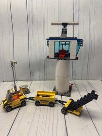 Lego # 3182 ~ Airport City Airplane Jet Terminal w/ Instruction Manuals Minifigs