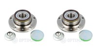 Optimal 2X Radnabe Radlagersatz Hinten FüR VW Polo Fox Skoda Fabia II 6R 6C