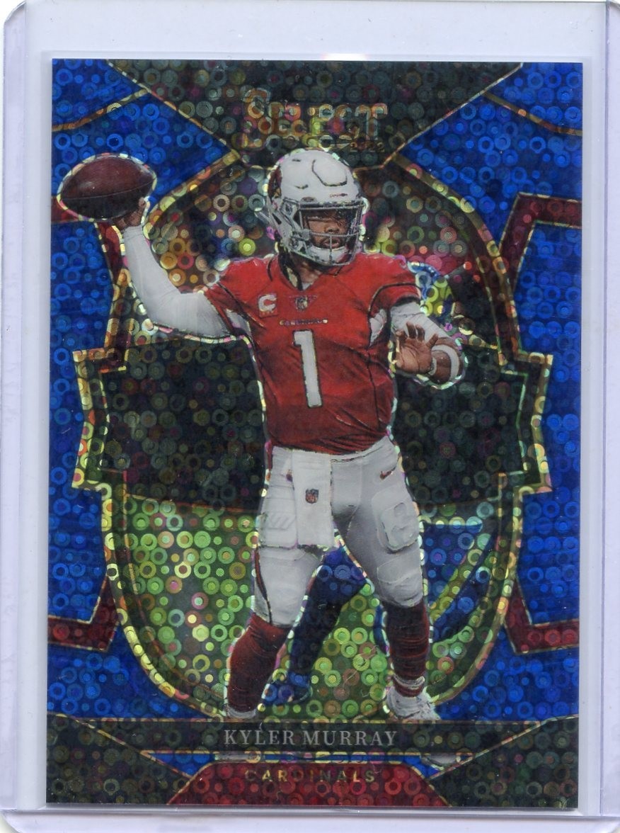 Kyler Murray 2022-23 Panini Select Blue Disco Prizm Concourse #/25 Cardinals