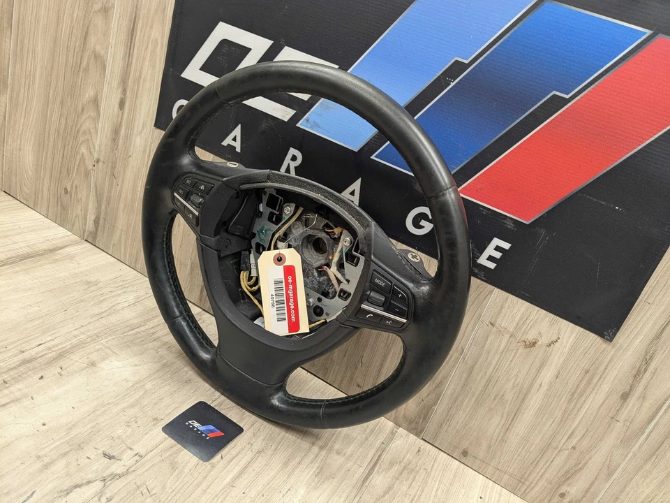 *11-15 OEM BMW F01 F02 Alpina B7 B7L Volante Cuero Calefacción Negro Foto 3 de 4