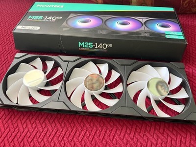 Phanteks M25-140 Gen2 Reversed Blade Triple Pack, 3x 140mm ARGB High Performance