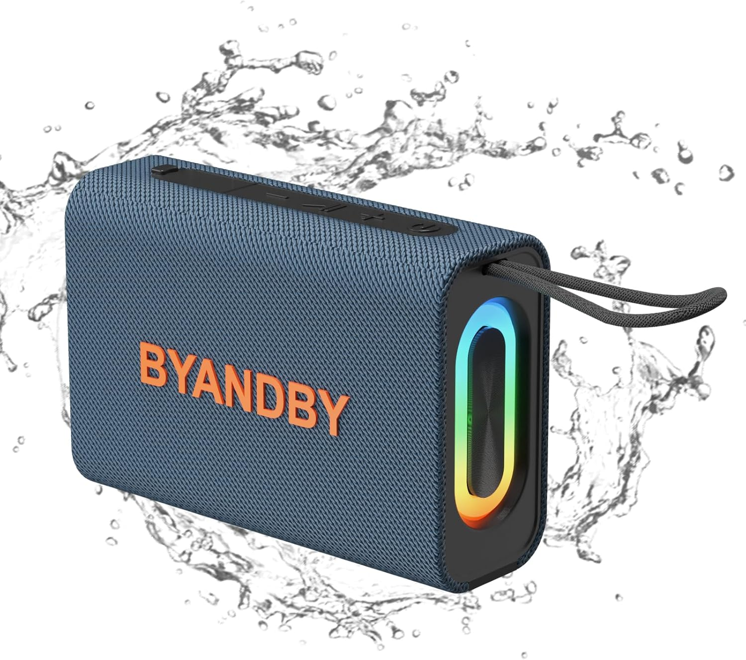 Portable 10W Bluetooth Speaker with Wireless Stereo Pairing and Deep Bass