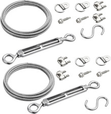 New 2 Pack Anti-Sag Gate Kits for Wood Fence, Durable Steel Gate Support ...
