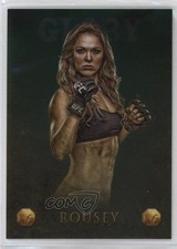 2013 Topps Finest UFC Valor Glory 7/8 Ronda Rousey #V-10 05bt