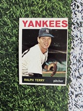 1964 Topps Baseball Ralph Terry 458 EX Condition Low Cost Shipping 1964 Topps Baseball Ralph Terry 458 EX Condition Low Cost Shipping