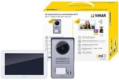 Video-Türsprechanlage VIMAR K40955 7-Zoll-Touchscreen Wi-Fi Wandmontage