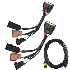 Halogen to LED Headlight Adapter Conversion Wiring Harness for Ford F-250 F-350,