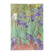 Paperblanks Van Gogh's Irises Sketchbook Grande Elastic Band Closure 112 Pg 200