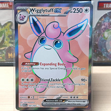 Pokemon TCG Wigglytuff ex 187/165 Sv: Scarlet & Violet 151 Full Art Holo on eBay