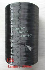 12K Carbon Fiber Fibre Tow Filament Yarn Thread Tape 4900MPa 2500m Length