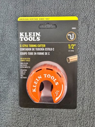 Klein Tools 1/2-Inch C-Style Copper Tubing Cutter - 50055 12mm