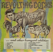 Revolting Cocks 1993 Linger Ficken' BIG promo poster Excellent New Old Stock