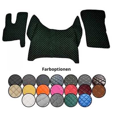 Tapis de sol en cuir écologique pour camion DAF XF 2021+ - beaucoup de belles... - Photo 1/4