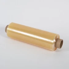 10" x 10" Perforated Cling Film 40 Gauge - 1900/Roll - Clear Plastic Wrap 1 roll