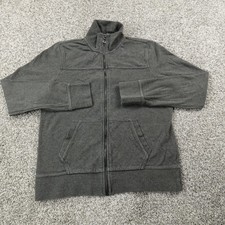 Lauren Ralph Lauren Jacket Womens S Gray Full Zip Sweatshirt Active Gym Preppy