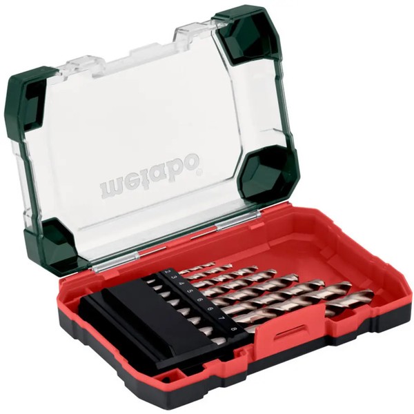 Metabo 626695000 HSS-G Metall-Spiralbohrer-Set 8Teilig 2 Mm, 3 Mm, 4 Mm, 5 Mm, 6-image