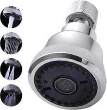 4 Spray Modes Faucet Aerator,360 Degree Faucet Sprayer Attachment,Big Angle K...