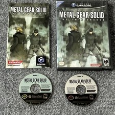 Metal Gear Solid The Twin Snakes Nintendo GameCube CIB Konami NTSC-U/C 2004