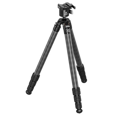Leofoto SA 324CX Carbon Tripod w/ MA 40X Ball Head Rosette + 3/8  Mount