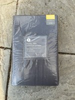 Dunelm Hotel 100% Cotton Fitted Sheet Super King Charcoal Brand New with Tags