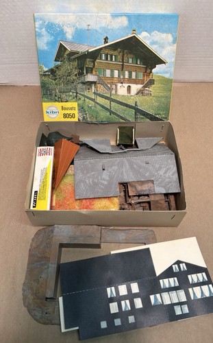 Kibri Bausatz Modelo 8050 Casa de Campo Suiza Completa en Caja Abierta HO De Colección | Condition: New