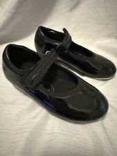Tap Shoes Toddler Size 13 Black Leather Slip On Dress Shoes