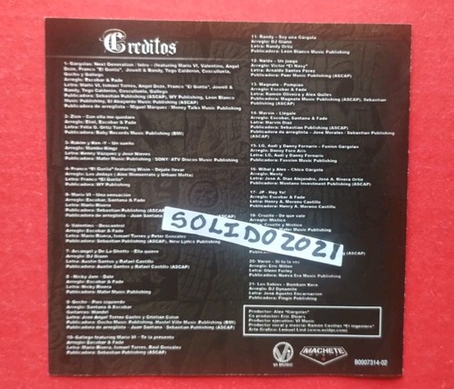 Gargolas The Next Generation Vol. 5, YANKEE, TITO Y HECTOR, NICKY JAM, Zion, C4 - Picture 3 of 8