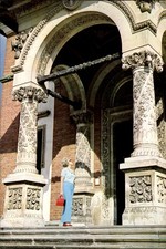 Manastirea Sinaia Monastery Sinaia Romania vintage postcard g887