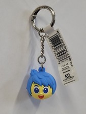 Icon Ball Key Chain - Disney Inside Out Joy Emoji PVC Soft Keychain NEW