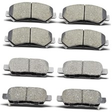 8pcs Front Rear Ceramic Brake Pads Replacement Kit Fits 2008-2013 For Nissan 8pcs Front Rear Ceramic Brake Pads Replacement Kit Fits 2008-2013 For Nissan