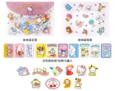 Sanrio Characters Mix Die-Cut Flake Stickers 40pc Kawaii Sticker Pack New